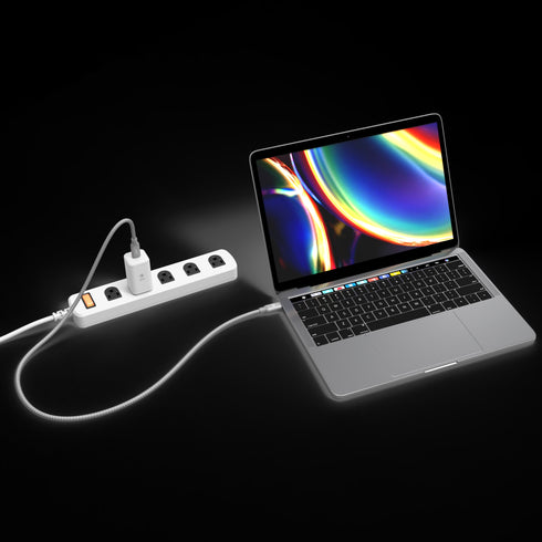 Adams OMNIA X6 PD QC 65W Compact Wall Charger USB-C x 1 APAADX6USBK